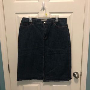 Denim skirt